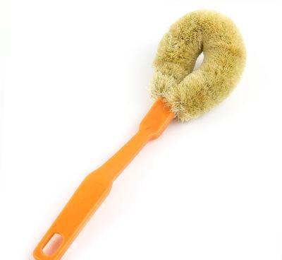 2110 加強型麻纖維不粘油長柄鍋刷 洗碗刷除油 清潔刷
