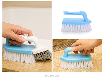 日本浴室刷地刷子硬毛瓷磚地板清潔刷衛生間清洗門窗縫隙刷墻刷